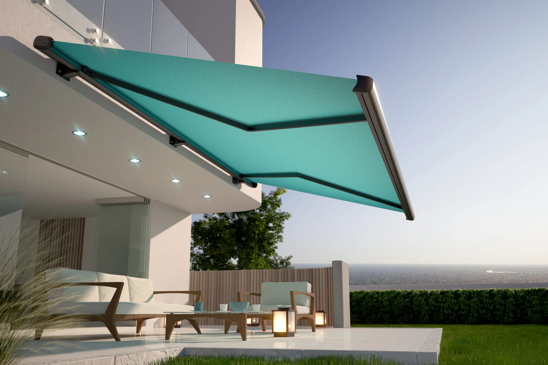 Cassette awning installation 3