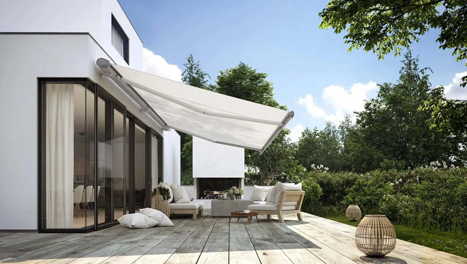Cassette awning installation 5