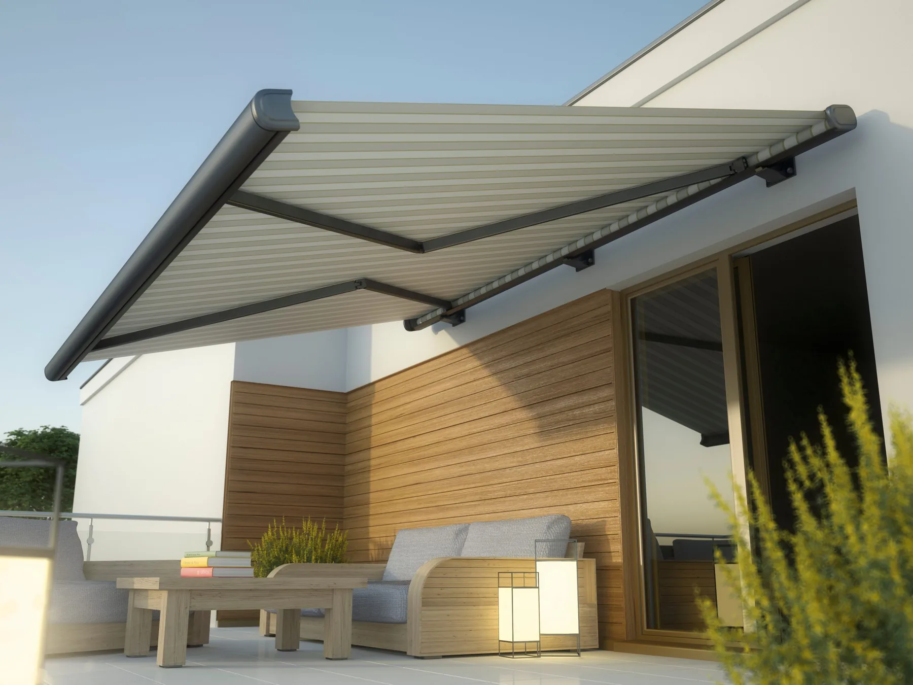Cassette awning installation 6