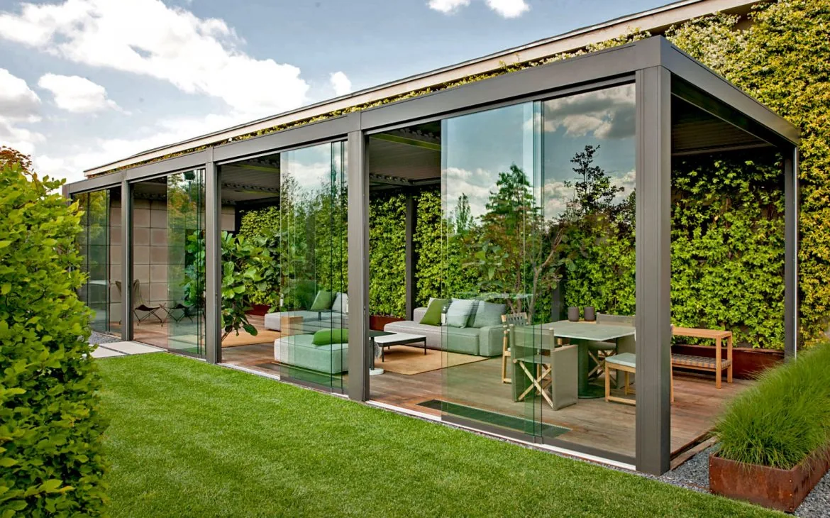 Frameless glass enclosure installation 1